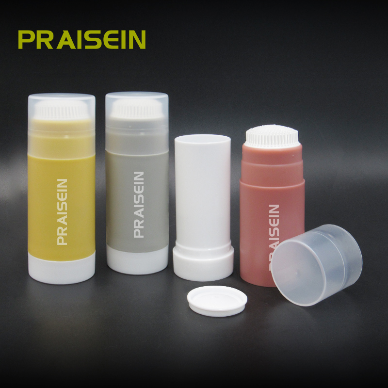 New personal care package 20g empty mask stick bottle bottom twist refillable sunscreen stick tube deodorant packaging