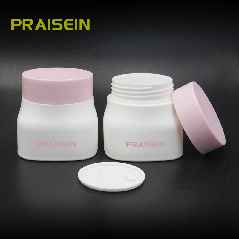 50g cream package empty cosmetics container matte white skin care plastic face cream jar