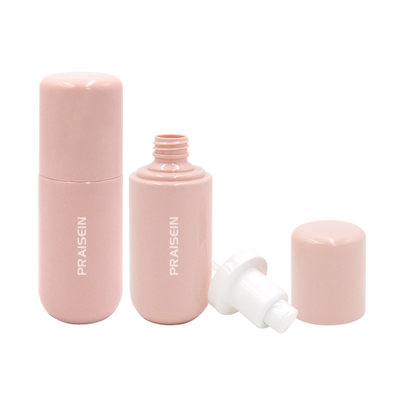 70 100 120 150ml Pink skin care package round plastic container for lotion, empty face cream jar packaging