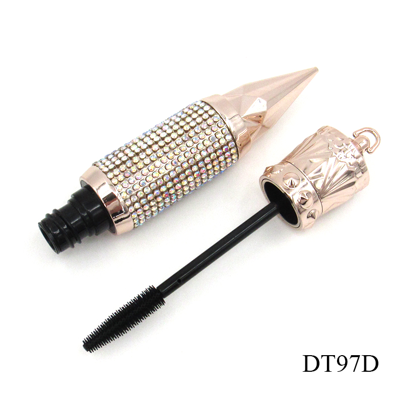 Luxury scepter design plastic mascara tube with brush, fashion cosmetics mascara packaging container high-end production