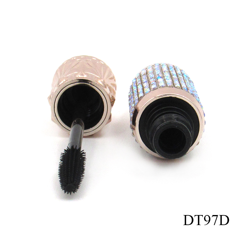 Luxury scepter design plastic mascara tube with brush, fashion cosmetics mascara packaging container high-end production