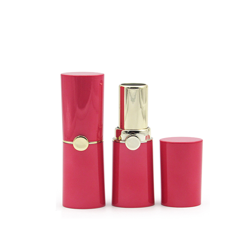 Private design custom logo makeup empty lip stick container tube plastic packaging wholesale cosmetic with magnet