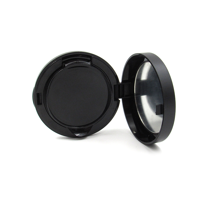 Makeup Black Round Plastic ABS Air Cushion Foundation BB CC Empty Case Container Manufacturer Customized Cosmetic Packaging