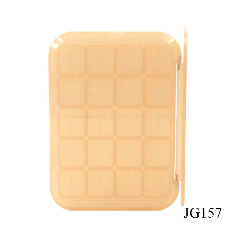 Simple square multicolor cosmetic eye shadow palette, 20-color plastic empty eye shadow case manufacturer wholesale