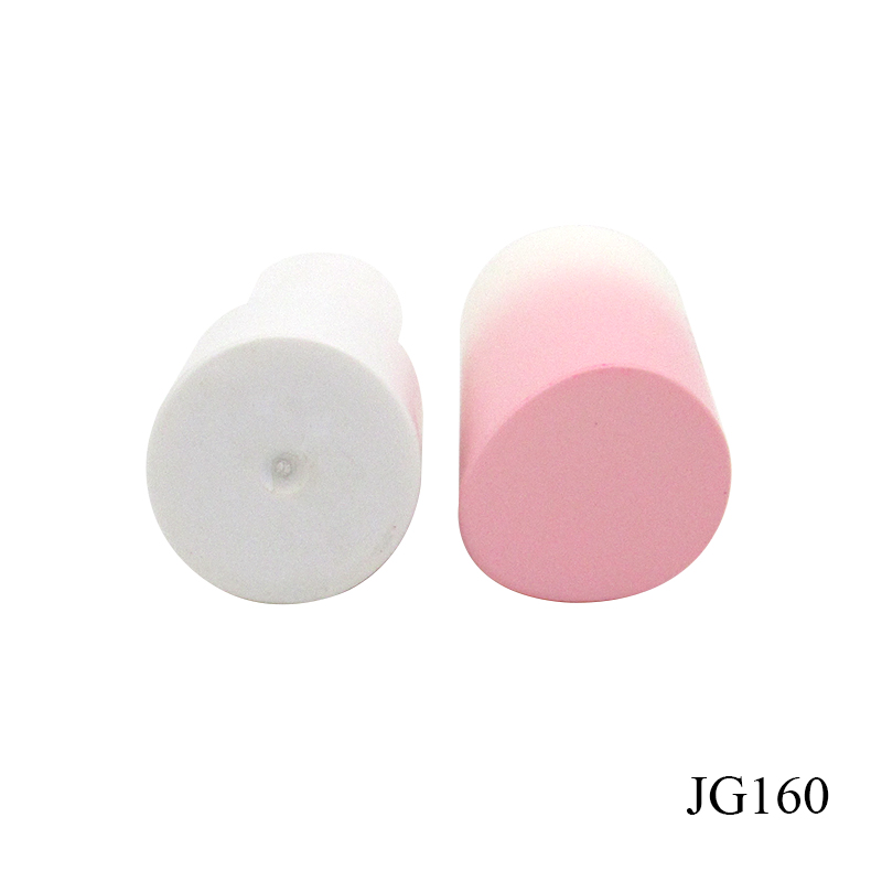 Factory price cosmetics packaging, gradient round lipstick tube custom private label plastic inclined cover lipstick casing