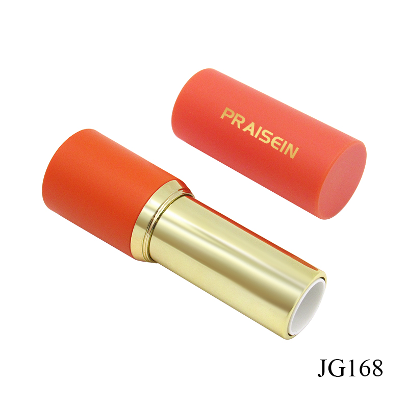 Round empty lipstick container packaging factory OEM ODM cosmetic plastic lipstick tubes