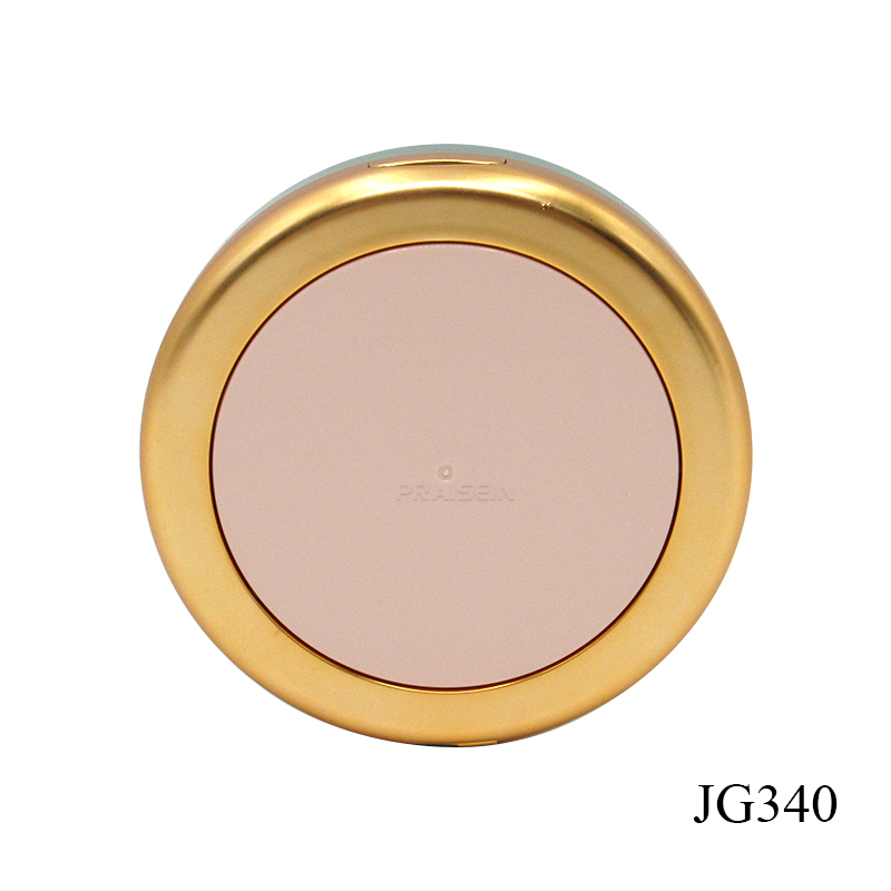 Round air cushion BB cream case wholesale empty plastic cosmetic foundation case container with mirror