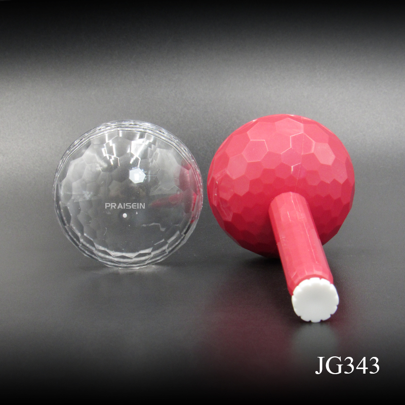 Wholesale custom cosmetic packaging lip balm container with silicone brush 8g lollipop plastic lip balm tube