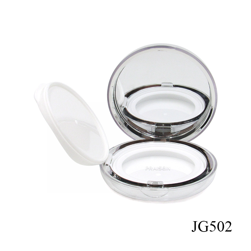 Silver Air cushion case custom round plastic replaceable air cushion foundation packaging