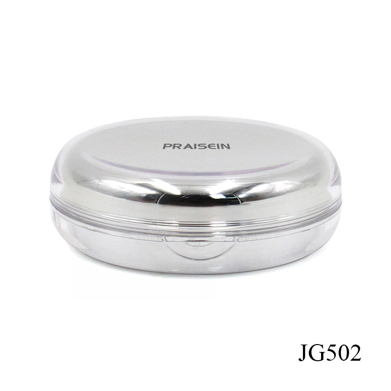 Silver Air cushion case custom round plastic replaceable air cushion foundation packaging