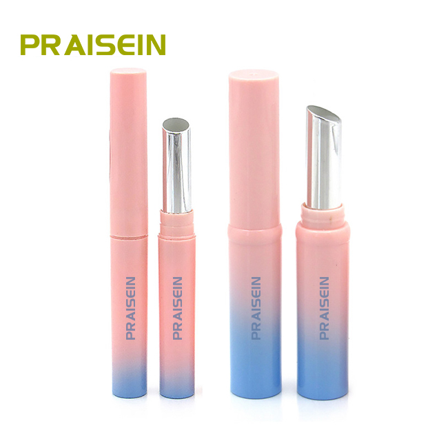 Customize your label cosmetics empty lipstick tube plastic container round lipstick packaging tube