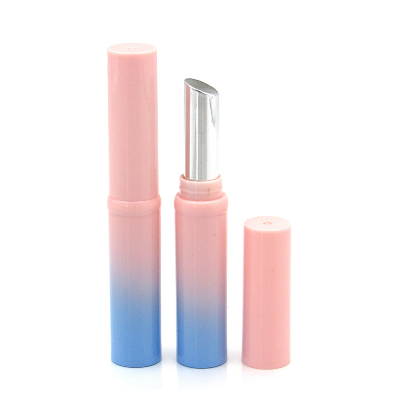 Customize your label cosmetics empty lipstick tube plastic container round lipstick packaging tube