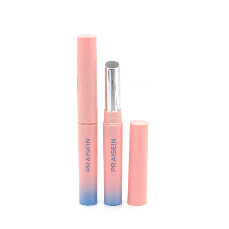 Customize your label cosmetics empty lipstick tube plastic container round lipstick packaging tube