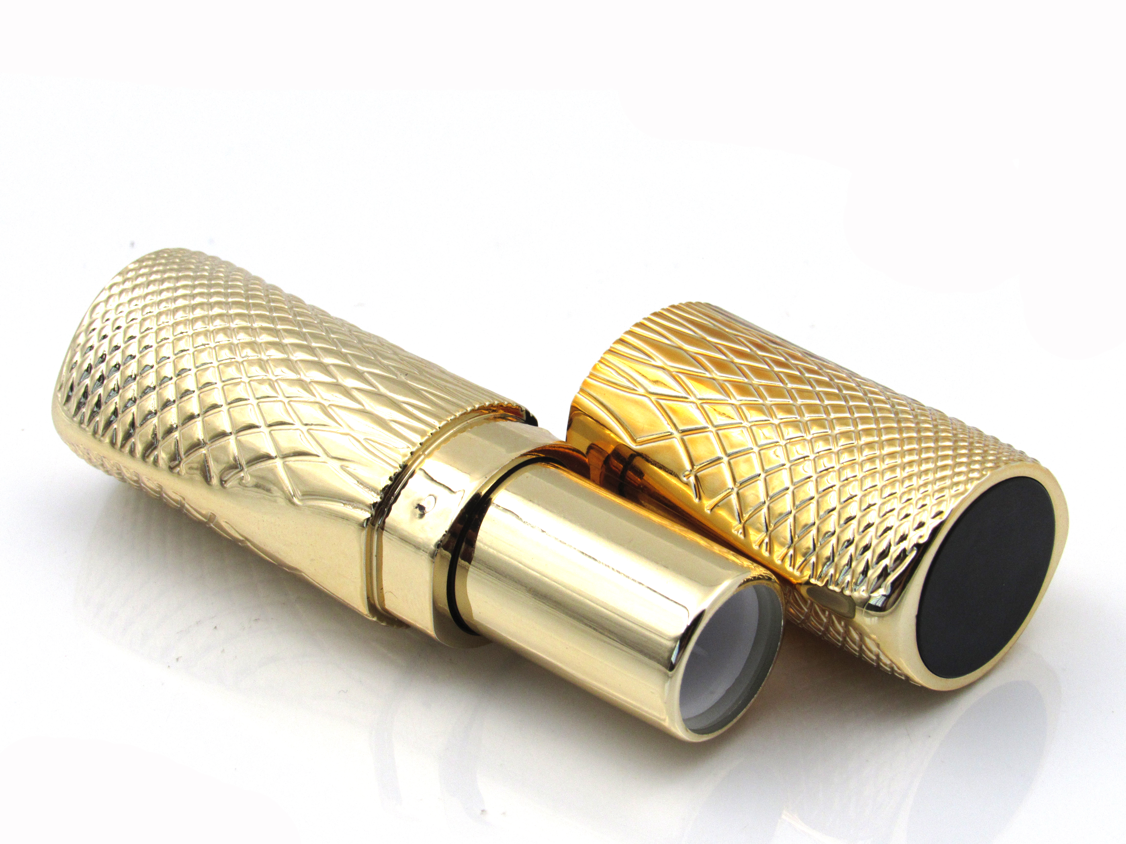 Elegant beauty gold lipstick tube for cosmetic packaging