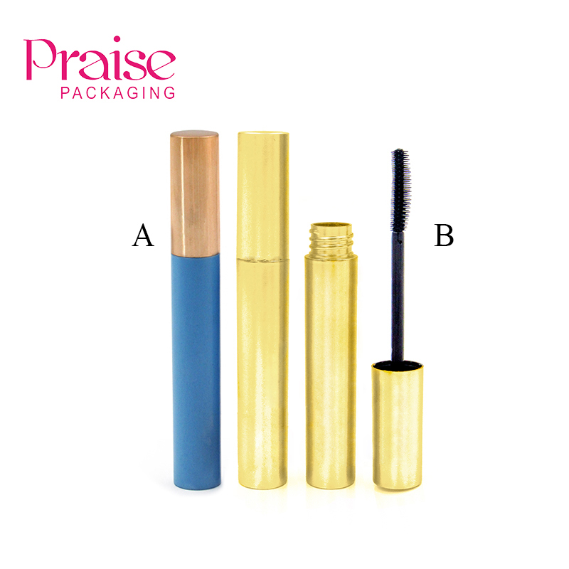 Factory price Custom your own label LOGO makeup round empty mascara tube container cosmetic plastic packaging