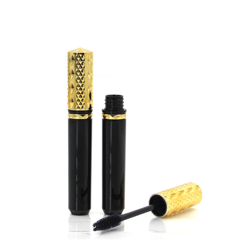 Wholesale custom pattern Southeast Asia hot sale Cosmetic plastic round empty mascara tube container makeup packaging