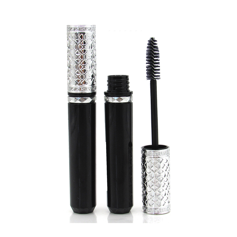 Wholesale custom pattern Southeast Asia hot sale Cosmetic plastic round empty mascara tube container makeup packaging