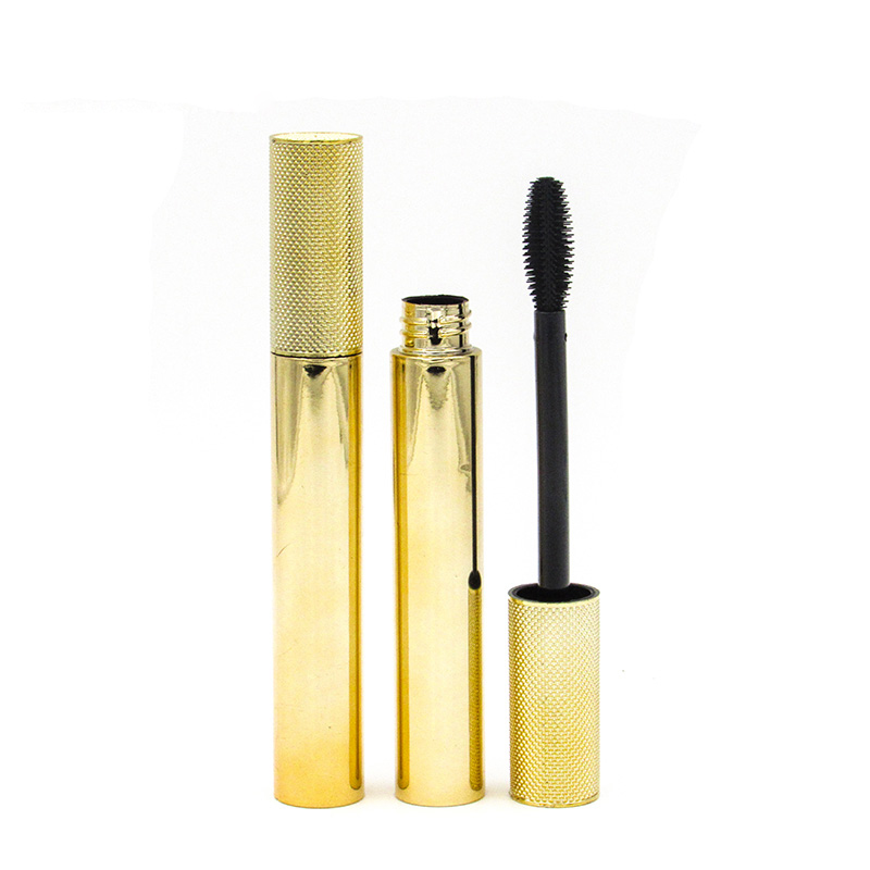 Customizable cosmetic replacement silicone soft brush head makeup empty mascara plastic tube container packaging