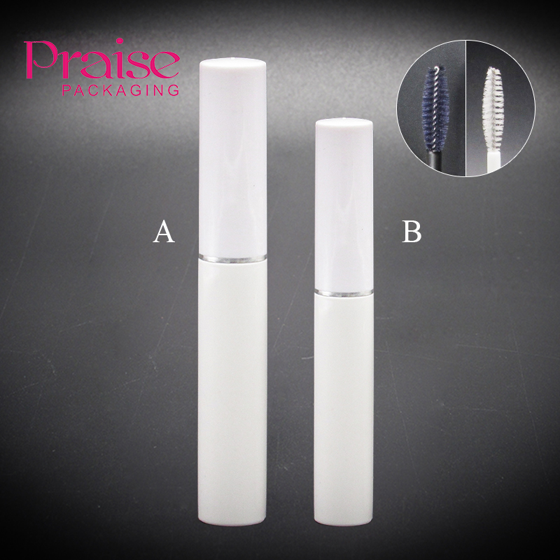 New item Custom printed pattern plastic cosmetic packaging tube makeup empty round mascara container wholesale