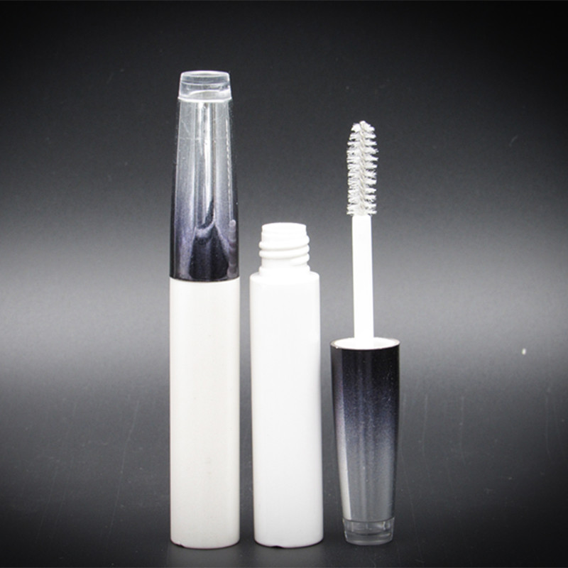 Wholesale Custom Designs pattern fashion cosmetic plastic round empty Mascara gradient tube container makeup packaging