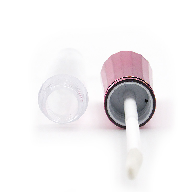 Factory price cosmetic round empty Lipgloss tube container, makeup lip gloss plastic containers packaging