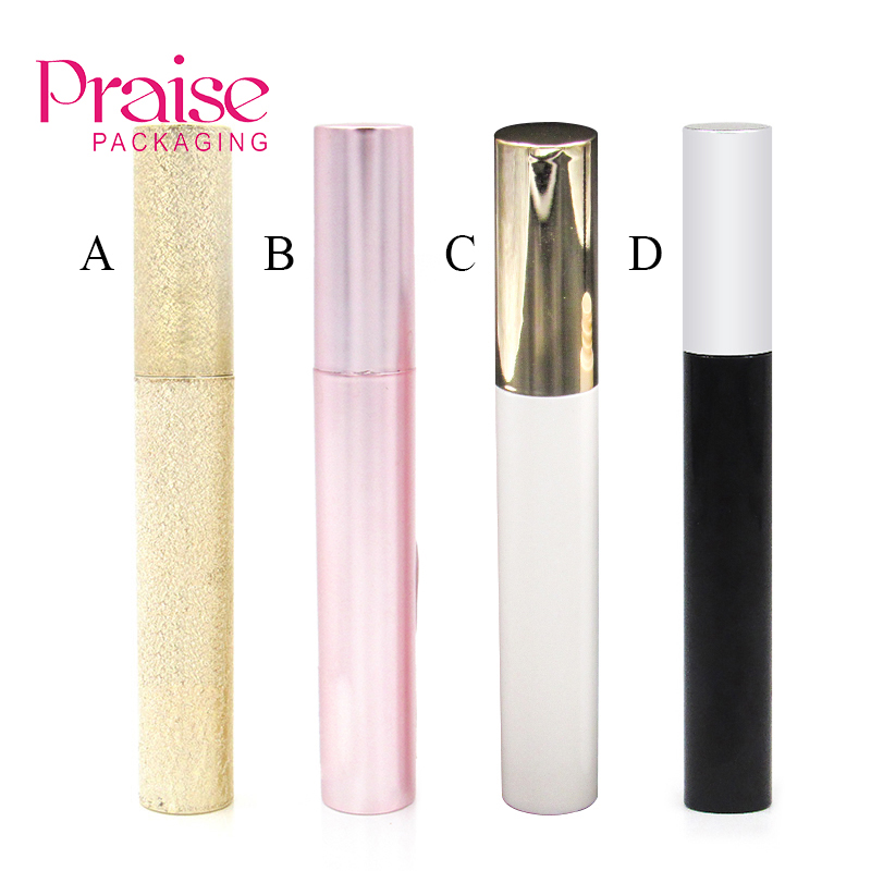 Wholesale Cosmetic plastic packaging 10/12ml makeup empty mascara tube container with brush