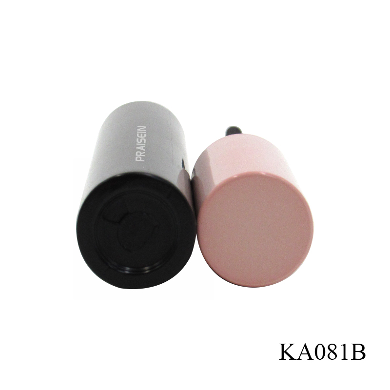 Empty PETG plastic packaging mascara bottle container with brush cosmetics packaging 9ml round black mascara tubes