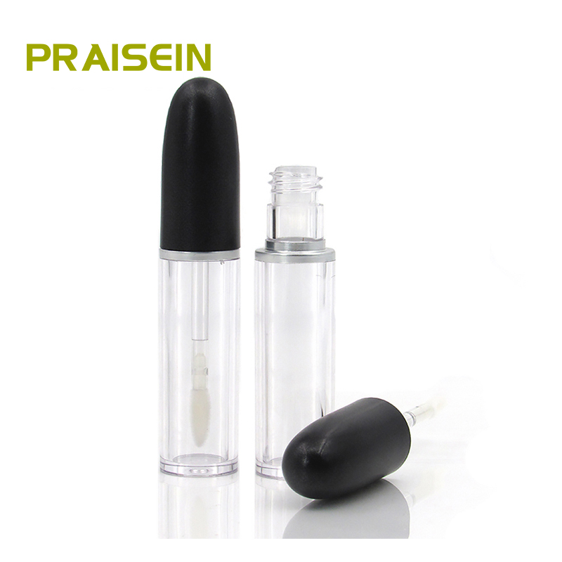 Hot selling wholesale custom cosmetic bullet shape empty Lipgloss Tube, makeup round plastic lipgloss container packaging