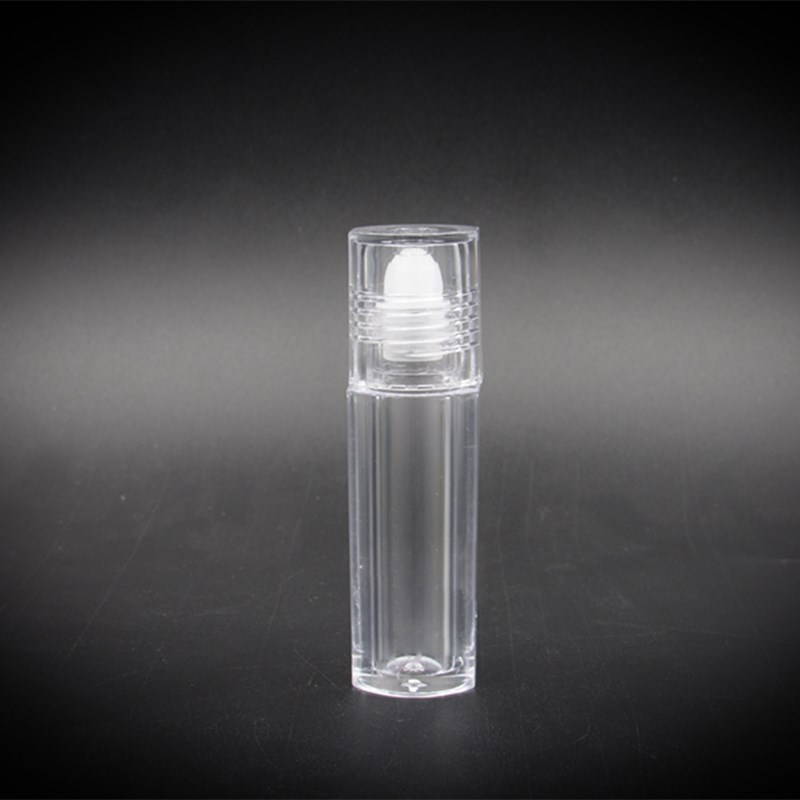 Custom printed classic natural clear lipbalm tube plastic lip balm container tube