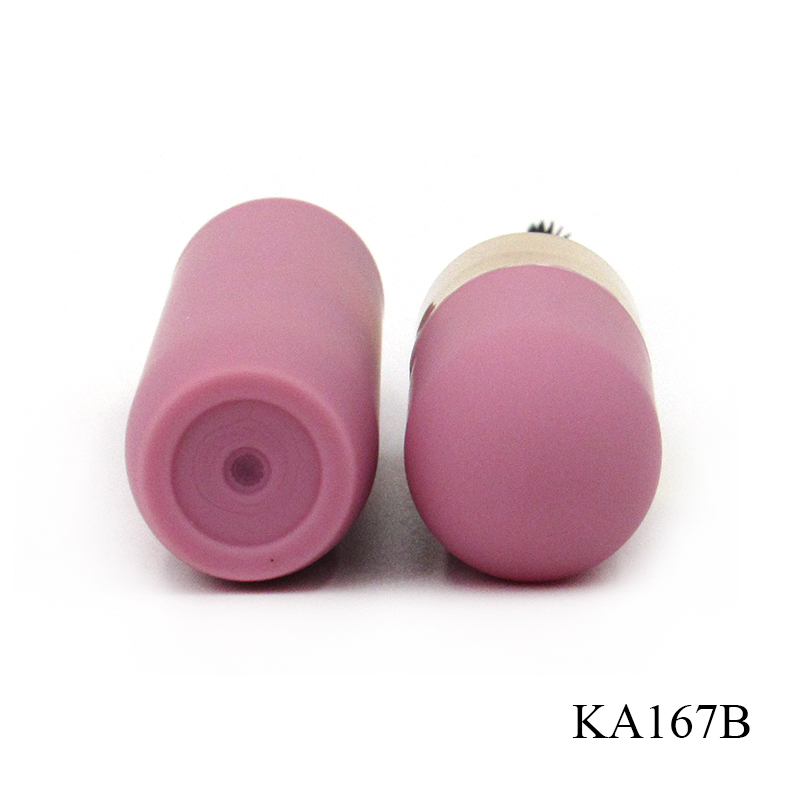 High end production 7ml rubber paint shell plastic mascara tube customized cosmetic packaging round empty mascara container