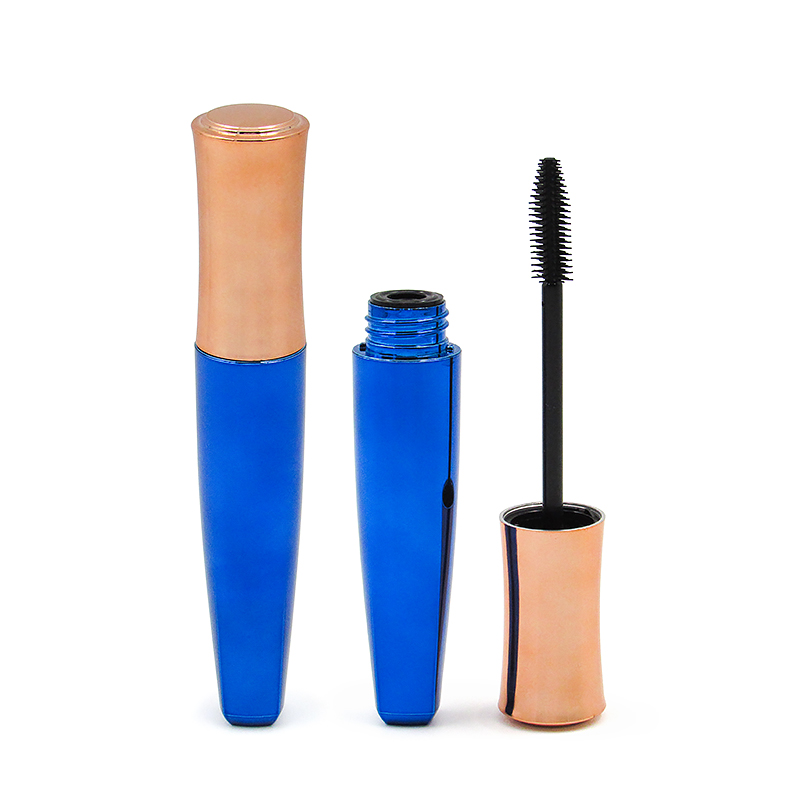 Wholesale customized designs Empty Clear Lip Gloss Tube container, plastic makeup Mascara Tube, cosmetic packaging with brush