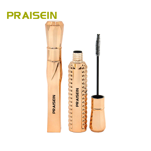 New Product custom plastic mascara tubes cosmetic container 5ml empty gold mascara tube with brush