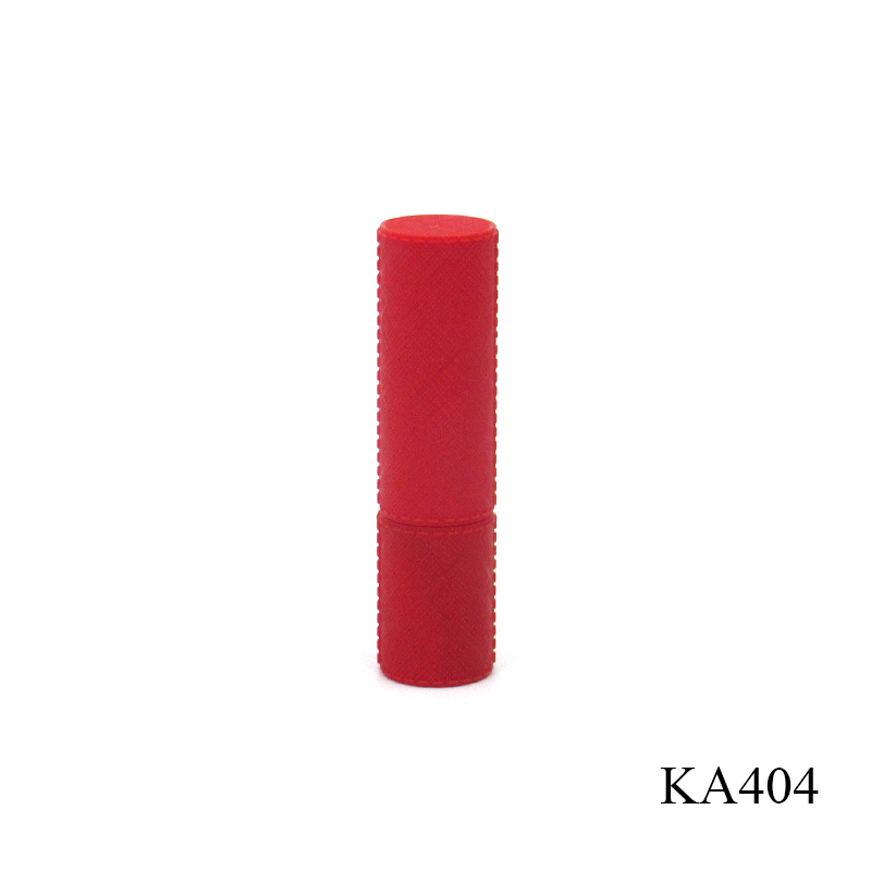 Custom production of fashion plastic empty lipstick tube packaging,round cosmetics lipstick container can be poured backwards