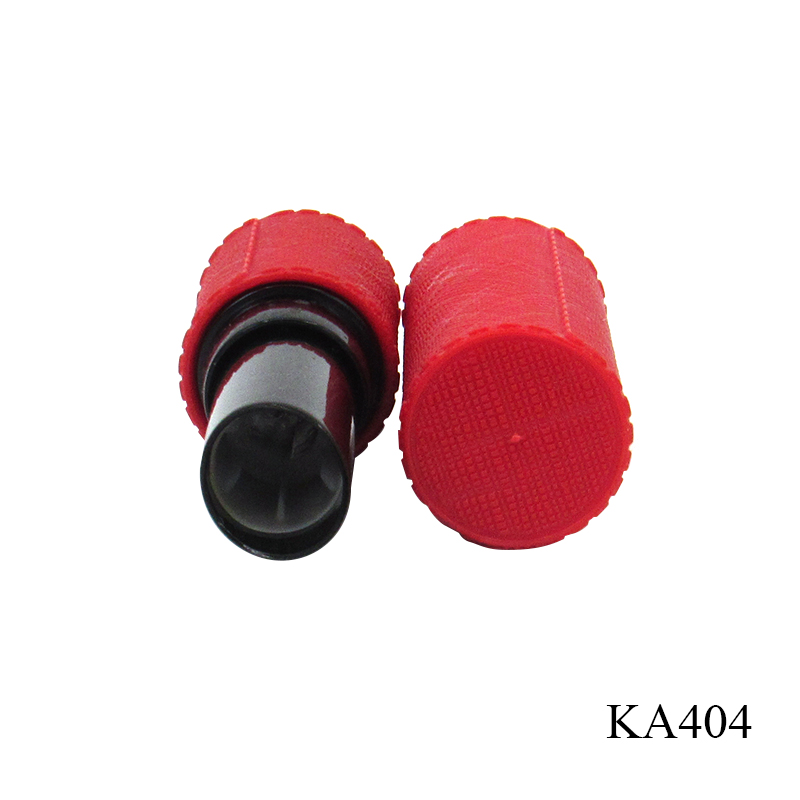 Custom production of fashion plastic empty lipstick tube packaging,round cosmetics lipstick container can be poured backwards