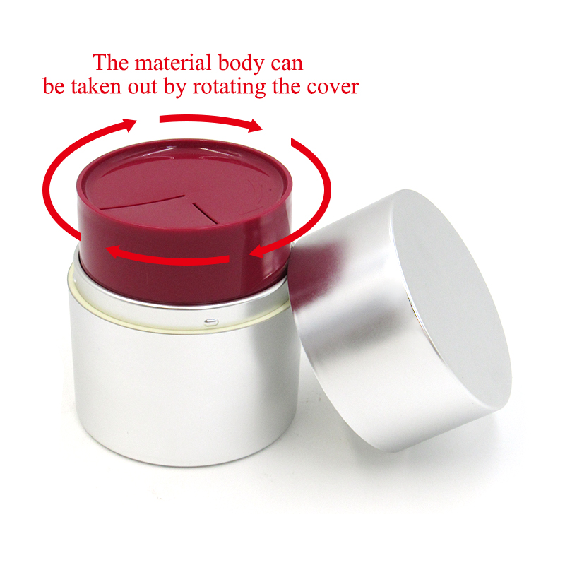 Wholesale cosmetics rotary solid makeup remover bottle 50g plastic container antiperspirant deodorant bottle