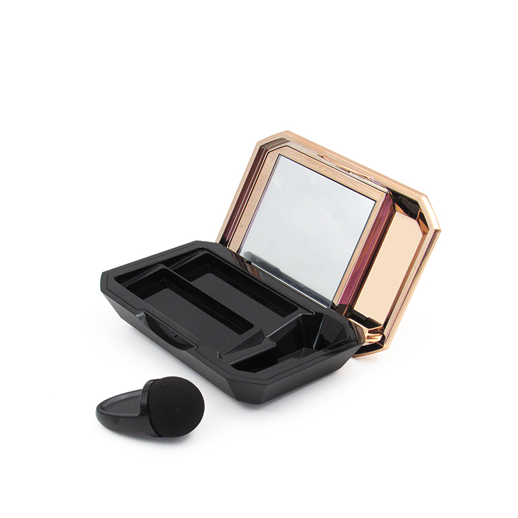 Manufacture custom plastic empty eyeshadow compact case packaging