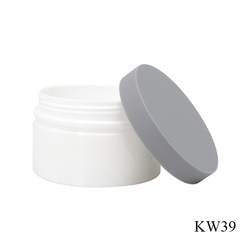 Wholesale 200g empty wide mouth bath salt packaging, plastic cosmetic cream jar color customization