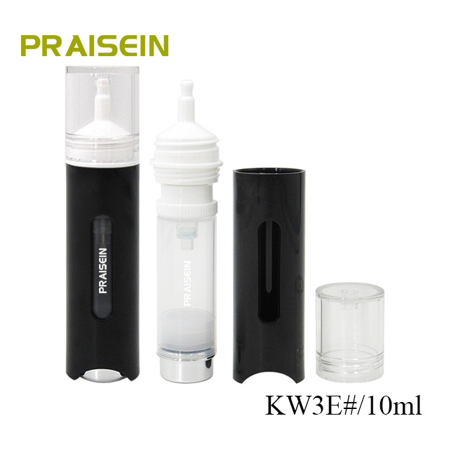 Wholesale round plastic packaging eye Cream Essence container custom 10ml empty skin care serum bottles