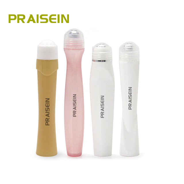 12ml 15ml Skin care packaging eye cream smear roll on bottle, empty perfume roll on plastic bottle