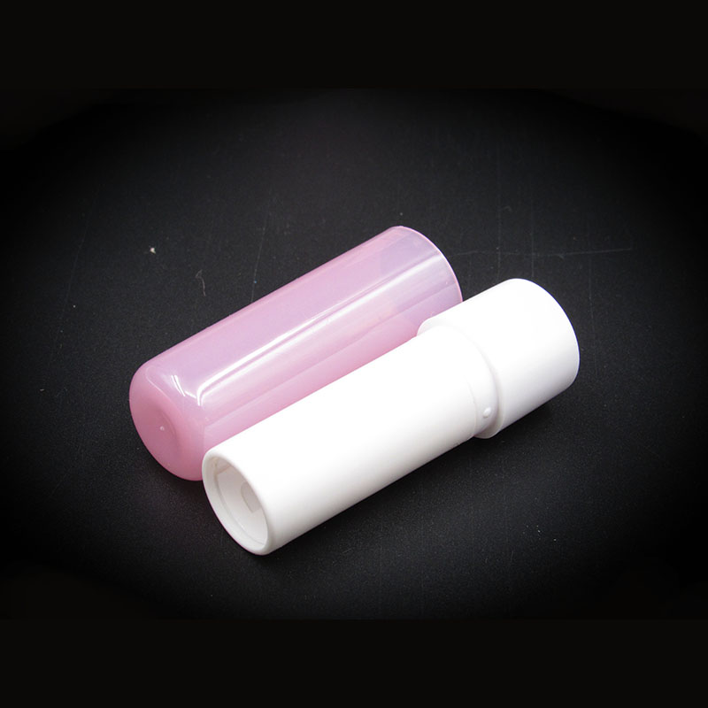 Custom printed plastic round lip balm container tubes