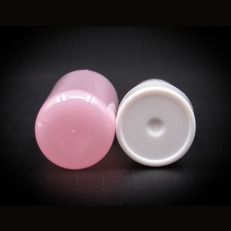 Custom printed plastic round lip balm container tubes