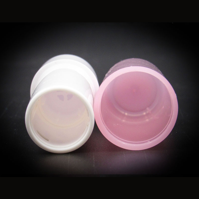 Custom printed plastic round lip balm container tubes