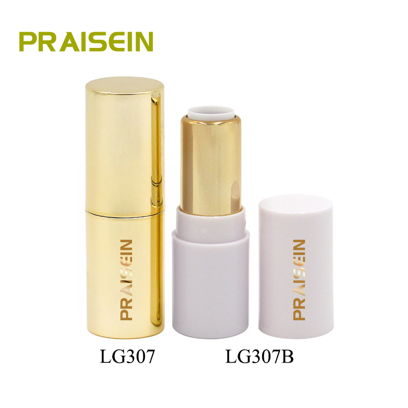 Custom empty white lipstick tube with logo mini plastic sample tube lipstick container packaging