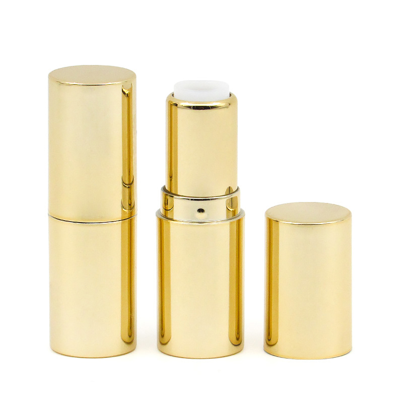 Custom empty white lipstick tube with logo mini plastic sample tube lipstick container packaging