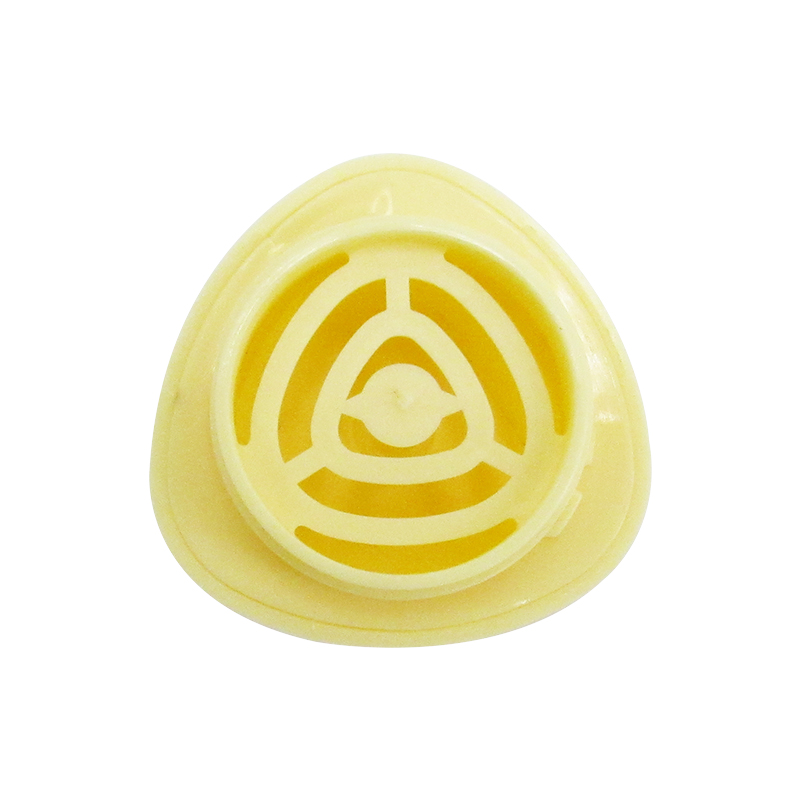 Unique and lovely children's lip balm ball container, portable small triangle plastic lip balm case for lip care products