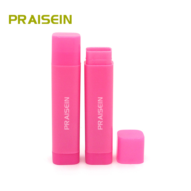 Manufacturer customized plastic lipstick rod tube smooth surface square empty cosmetics lipstick container