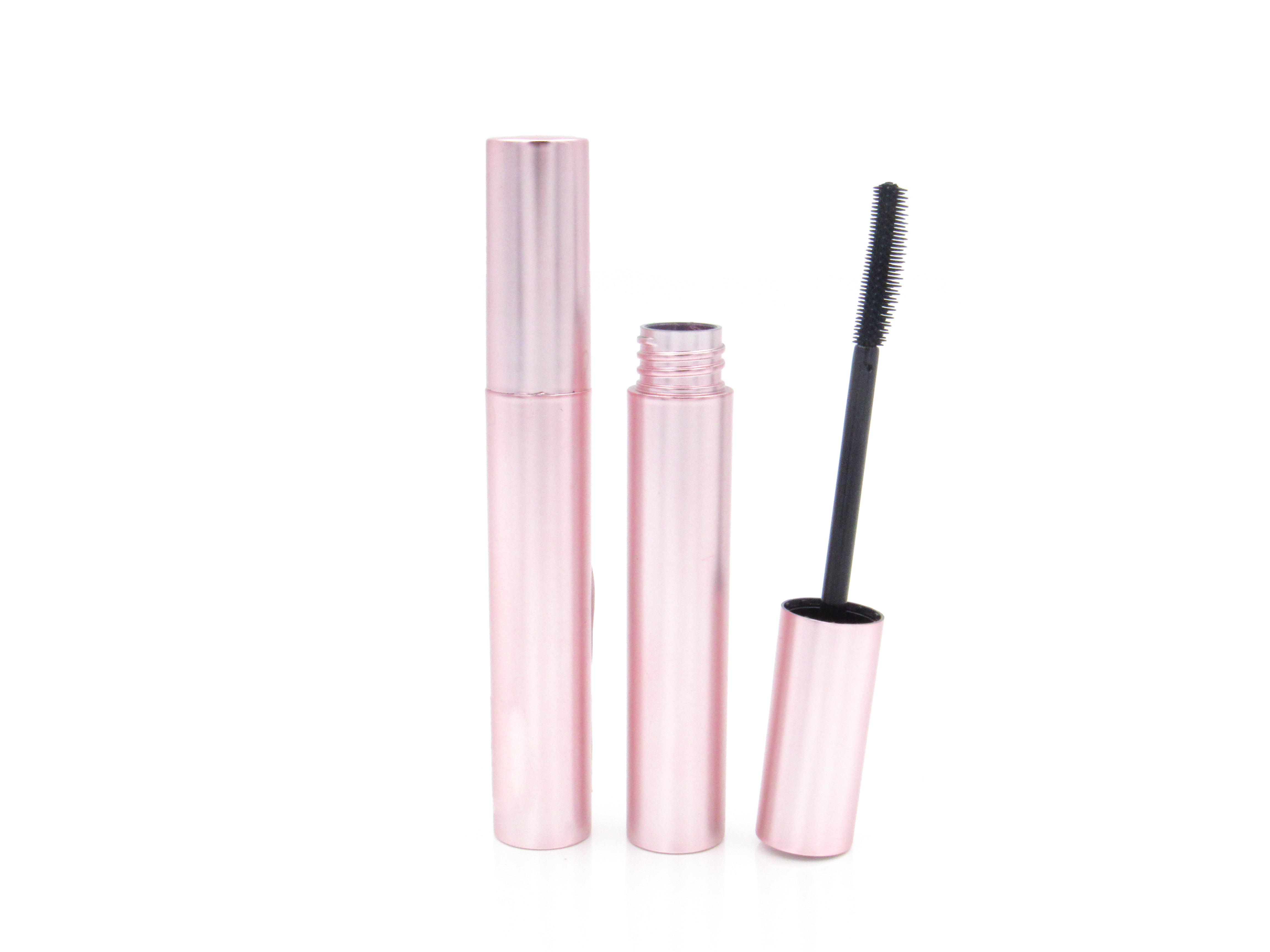 Custom cosmetic packaging plastic eye shadow blush case, round rotary lipstick tube lip gloss container wholesale