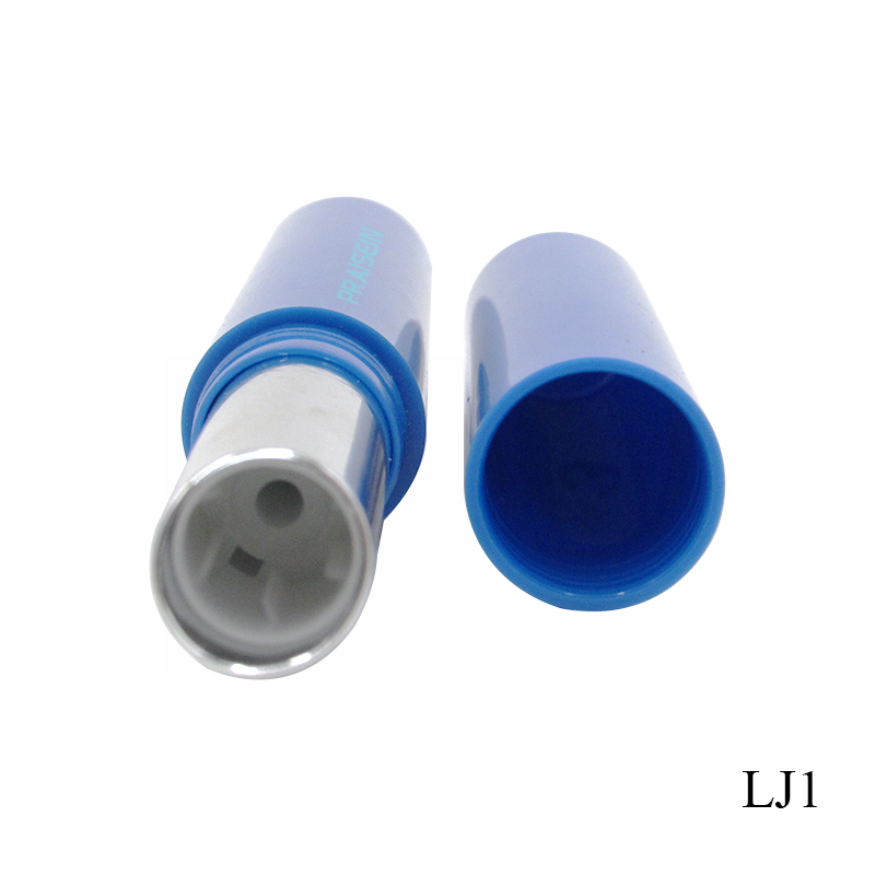 Empty plastic cosmetic container for lipstick custom wholesale round empty lipstick tube