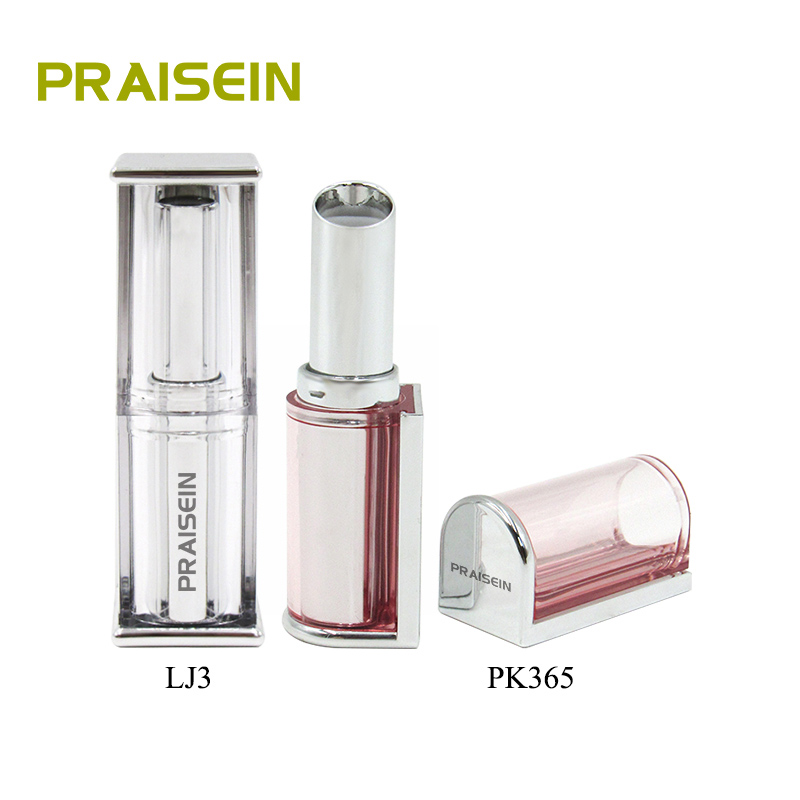 Private brand custom high-end lipstick empty tube wholesale silver plastic lipstick tube container 11mm