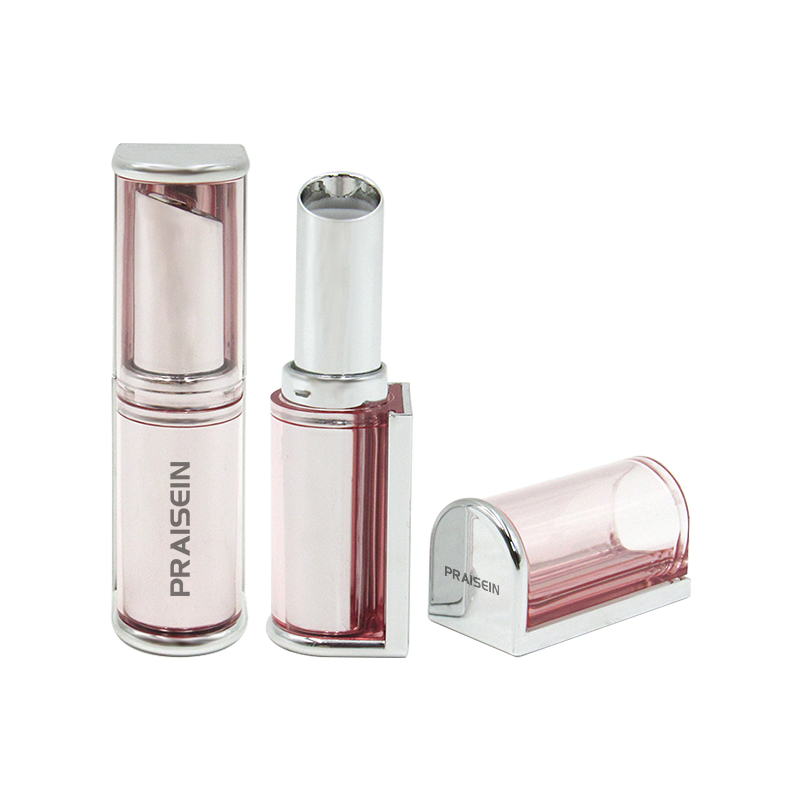 Private brand custom high-end lipstick empty tube wholesale silver plastic lipstick tube container 11mm